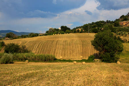 Orvieto (TR), Italy - May 10, 2016: View of Orvieto country, Terni, Umbria, Italyのeditorial素材