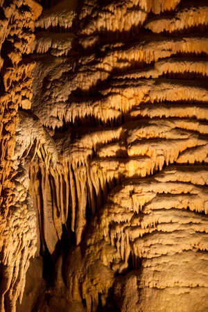 Postojna / Slovenia - December 9, 2017: World famous cave Postojna with stalactites and stalagmites, Sloveniaのeditorial素材