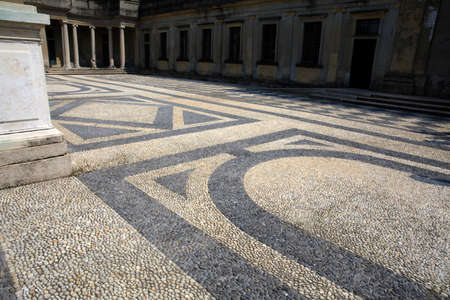 Lainate (MI), Italy - June 16, 2018: Villa Litta Borromeo Visconti area, Lainate, Milan, Lombardy, Italyのeditorial素材