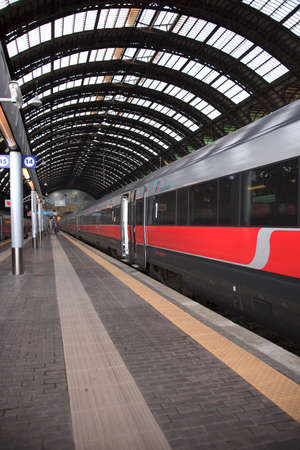 Milano (MI), Italy - October 04, 2017: Milano Centrale railway station, Stazione Milano Centrale, Milano, Italy.のeditorial素材
