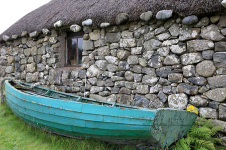 Skye Island (Scotland), UK - August 14, 2018: Skye Museum of Island Life, Isle of Skye, Inner Hebrides, Scotland, United Kingdomのeditorial素材