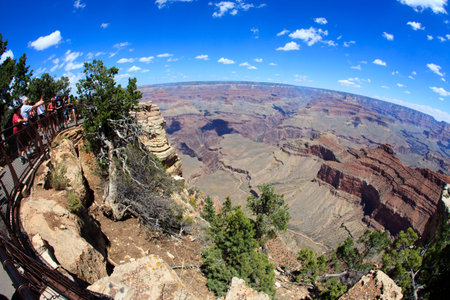 Arizona / USA - August 01, 2015: South Rim Grand Canyon landscape, Arizona, USAのeditorial素材