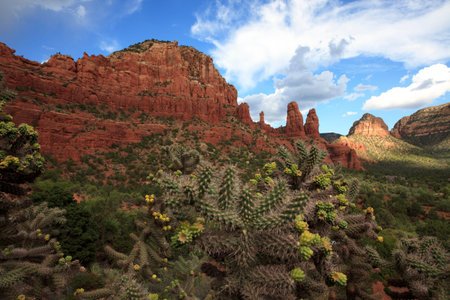 Sedona, Arizona / USA - August 01, 2015: Arizona landscape near Sedona, Sedona, Arizona, USAのeditorial素材