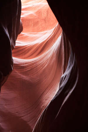 Page, Arizona / USA - August 05, 2015: Rock formations inside Upper Antelope Canyon, Page, Arizona, USAのeditorial素材
