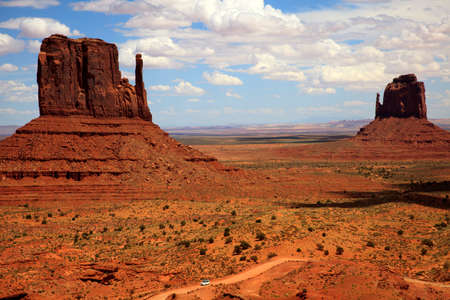 Utah/Arizona / USA - August 08, 2015: The Monument Valley Navajo Tribal Reservation landscape, Utah/Arizona, USAのeditorial素材