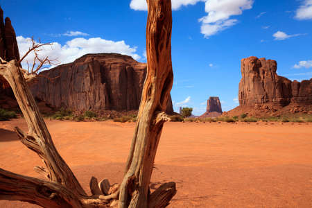 Utah/Arizona / USA - August 10, 2015: The Monument Valley Navajo Tribal Reservation landscape, Utah/Arizona, USAのeditorial素材
