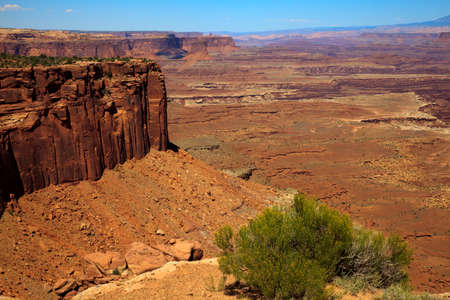 Utah / USA - August 11, 2015: Island In The Sky Canyolands National Park landscape, Utah, USAのeditorial素材