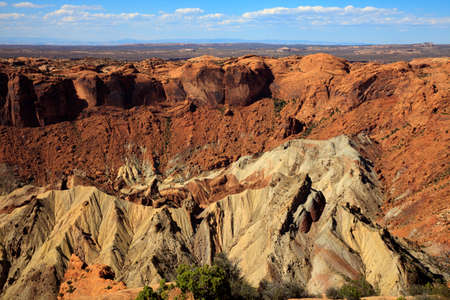 Utah / USA - August 11, 2015: Rocks formation at Island In The Sky Canyolands National Park, Utah, USAのeditorial素材
