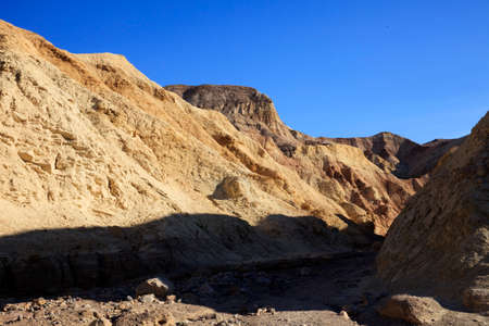 California / USA - August 22, 2015: The landscape at Golden Canyon in Death Valley National Park, California, USAのeditorial素材