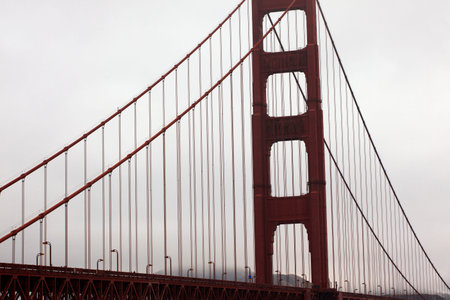 San Francisco, California / USA - August 28, 2015: The Golden gate Bridge, San Francisco,...