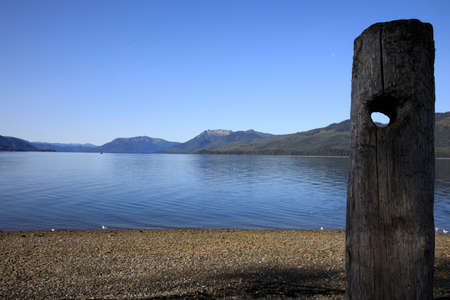 Strait Point, Alaska / USA - August 13, 2019: Strait Point coastline, Strait Point, Alaska, USAのeditorial素材