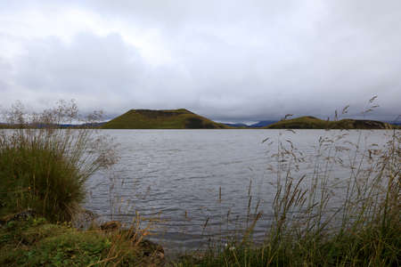 Myvatn / Iceland - August 26, 2017: Lake Myvatn area, Iceland, Europeのeditorial素材