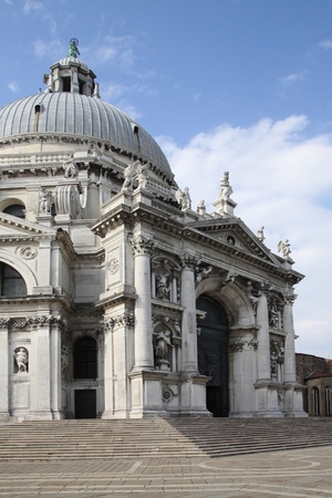 Church of Santa Maria della Salute, Venice, Italyの写真素材