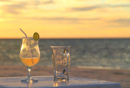 Drink at Maldivesの写真素材