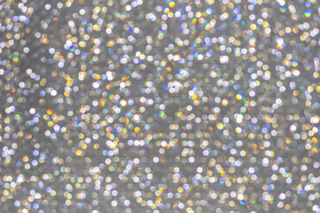 Abstract background with colorful circle bokeh lights.