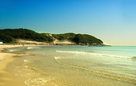 Crystalline sea beach in japan seaの写真素材