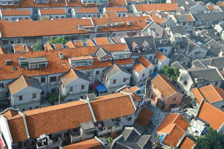 Chinese traditional folk house in shanghai 