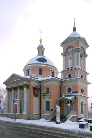 The Church of the Holy Great Martyr Barbara. Moscow, Varvarka Street, Russiaの写真素材
