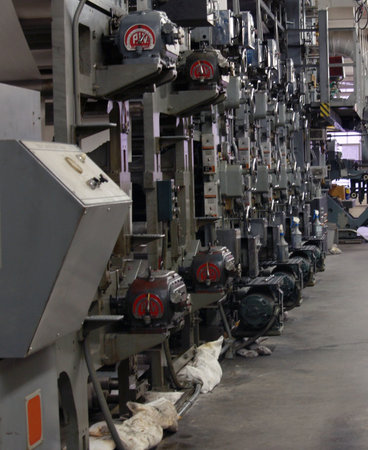 Web printing press, long view