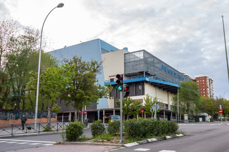 Madrid, Spain; 11/04/2020: Palacio de Hielo shopping center in Madrid, Spain whose ice rink is being...