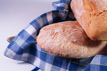                                Handmade fresh breadの写真素材