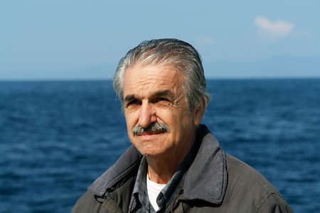                                man and melancholyの写真素材