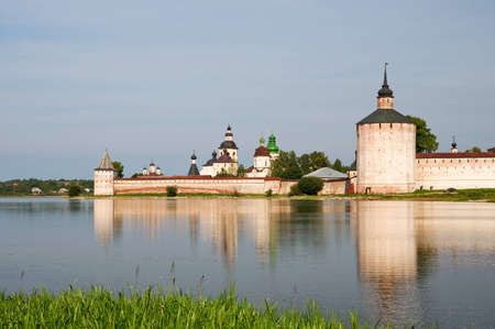 The architectural ensemble of St. Cyril-Belozersky Monastery. Russian Northの写真素材