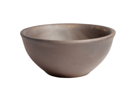 Ceramic products of foremen of Russian North  Isolated on white backgroundの写真素材