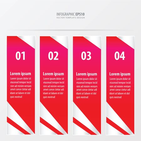 presentation template    pink colorのイラスト素材