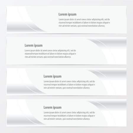 design vector banner  white colorのイラスト素材