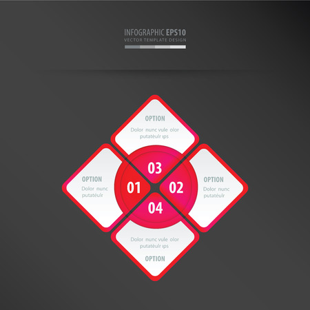 Rectangle presentation   neon pinkのイラスト素材