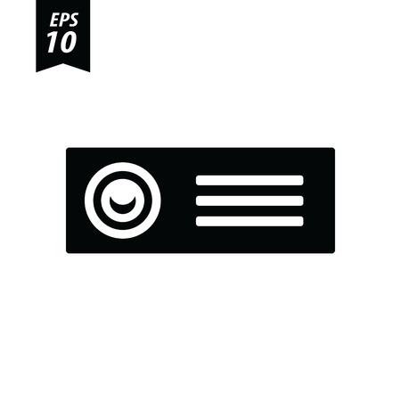 Simple web icon : projectorのイラスト素材