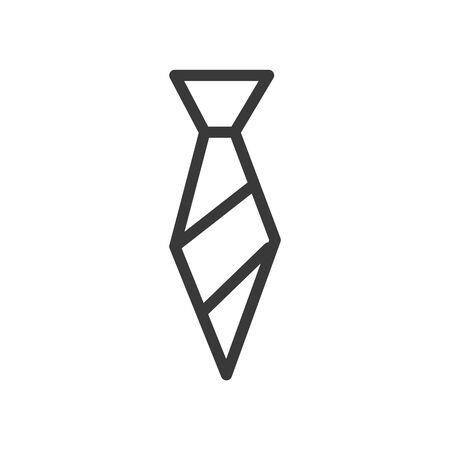 Office uniform vector line iconのイラスト素材