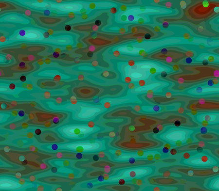 Abstract seamless background in orange, yellow, brown, green, red, blue and white colors, colored...