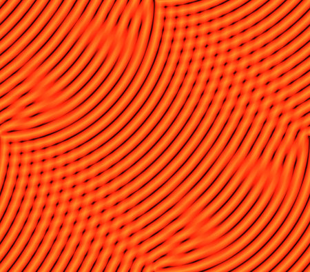 Abstract seamless background pattern of rows placed stripes and spots burgundy, orangeの写真素材