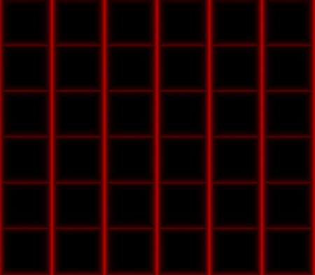 Abstract seamless black background red squares laid out in rows and form a continuous patternの写真素材