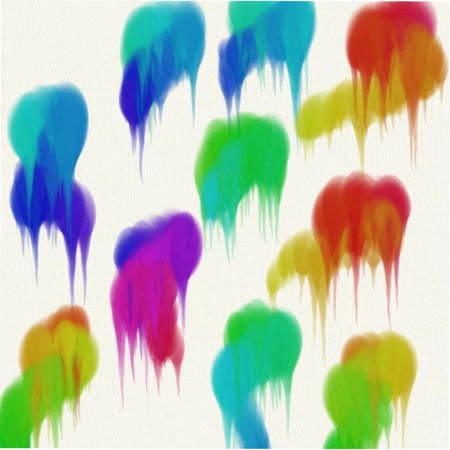 Abstract pattern of vertical and horizontal colored stripes and dots of red and yellow and green and blue flowing colorsのイラスト素材