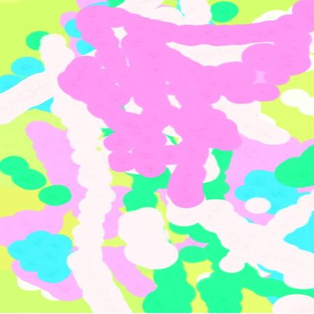 Abstract blue and gray and green and pink background of paint spots blue and gray.のイラスト素材