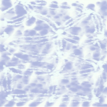 Abstract background of white and blue colors flowing paint light and dark spots throughout the...