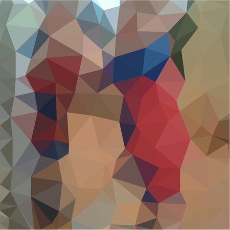 Abstract background of small triangles polygon blue and yellow and green and pinkのイラスト素材