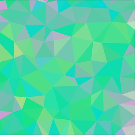 Abstract background of small triangles polygon blue and yellow and green and pinkのイラスト素材