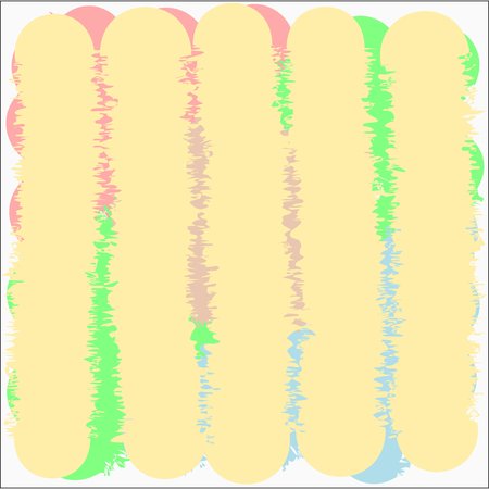 Abstract writing texture in green and blue and yellow and pink and brown tone, design for greeting cards and banners and postersのイラスト素材