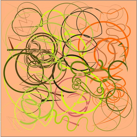 Abstract writing texture brown and yellow and green and light and dark seamless tone, design for greeting cards and banners and postersのイラスト素材