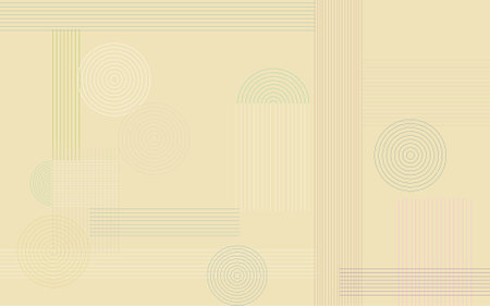 abstract background circle line round and square pastel color minimalism styleのイラスト素材