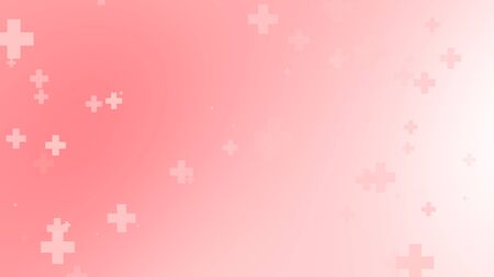 Medical health red cross pattern background. Abstract healthcare for World Blood Donor Day.の写真素材