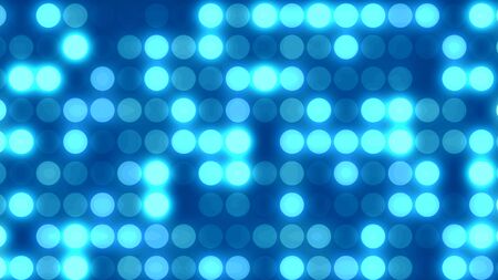 Dot  white blue pattern screen led light gradient texture background. Abstract  technology big data digital background. 3d rendering.の写真素材