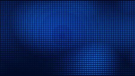 Dot blue pattern screen led light gradient texture background. Abstract  technology big data digital background. 3d rendering.の写真素材