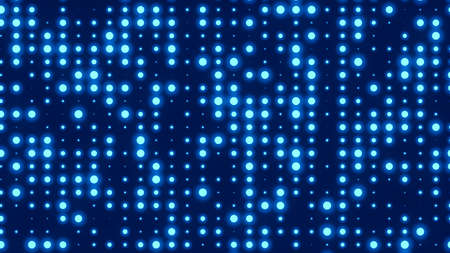 Dot  white blue pattern screen led light gradient texture background. Abstract  technology big data digital background. 3d rendering.の写真素材