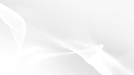 Dot white gray wave light technology textureの写真素材