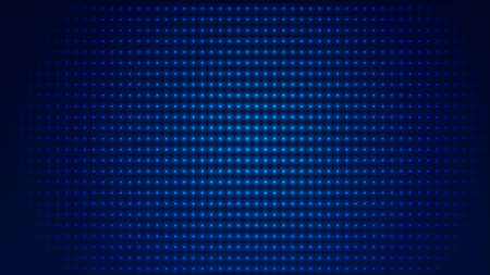 Dot  white blue pattern screen led light gradient texture background. Abstract  technology big data digital background. 3d rendering.の写真素材